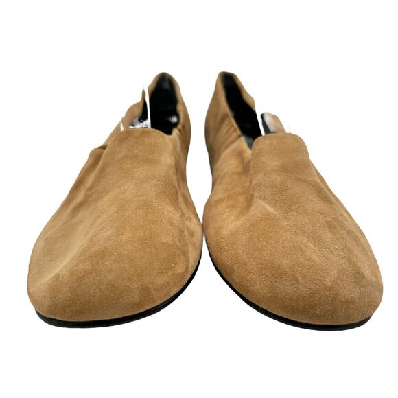 Preview Collection Women's Brown Leather Casual Slip On Flats Size 10M - Picture 3 of 9